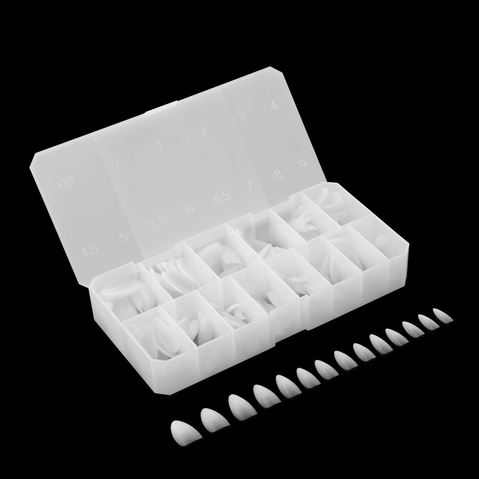 Apres Gel-X Ombre Natural Almond Medium (Box of 210 Tips)