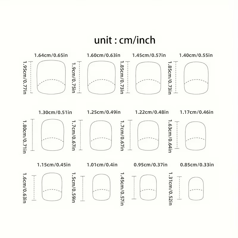 Glossy Pink Gradient Reusable Press-On Nails Short Length Square 24 Pieces