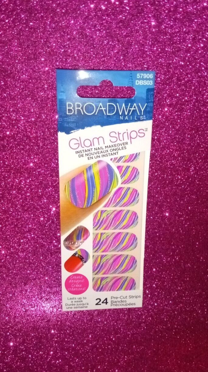Broadway by KISS *GLAM STRIPS* for Nails, Many Designs, Price per Pack✨