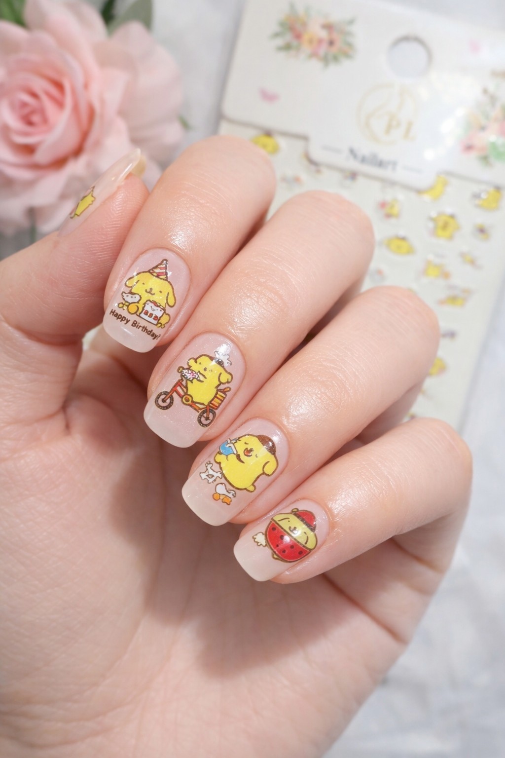 5D Embossed Art Nails Face Phone Stickers Women Girls Nail Art Decoration DIY