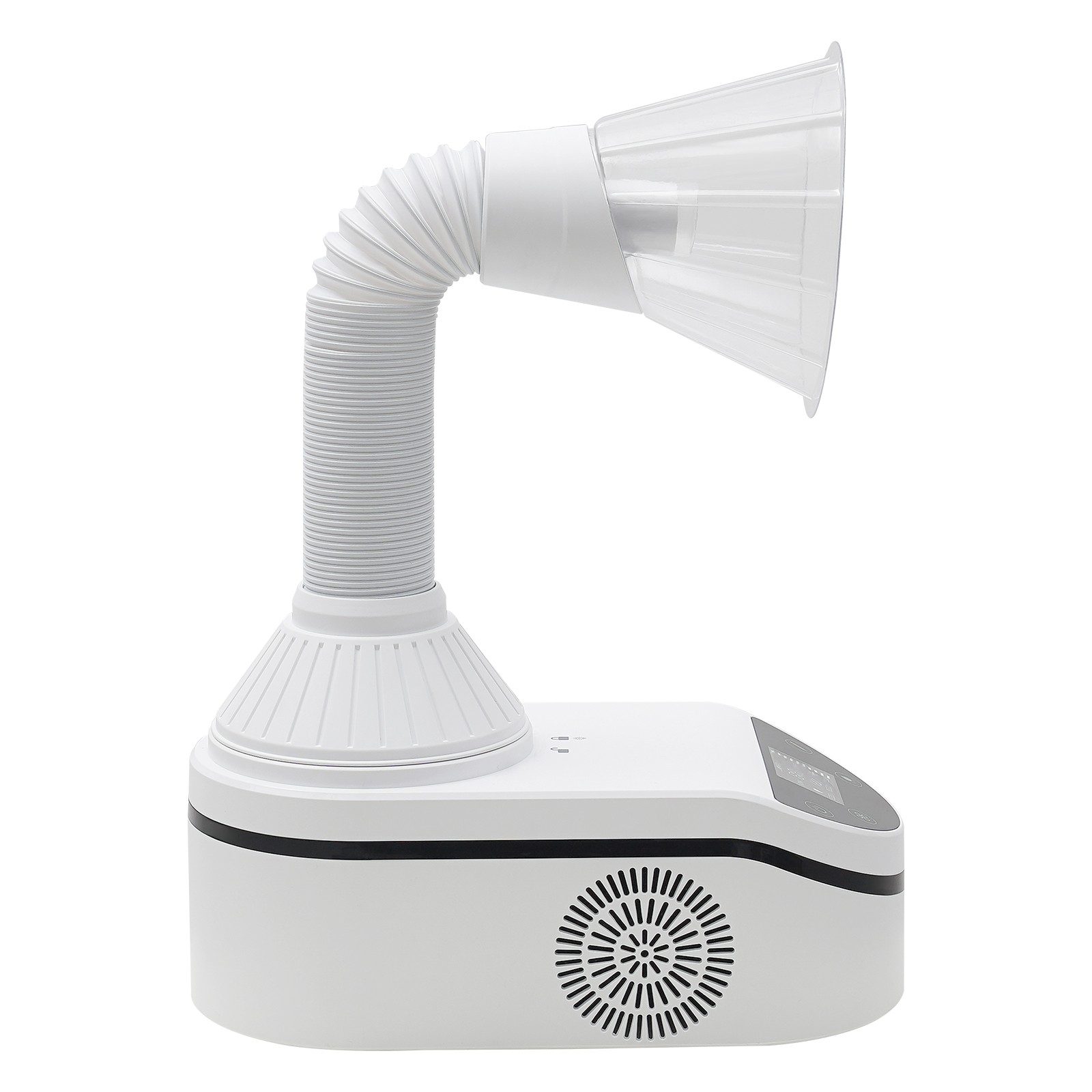 4500rpm Tabletop Nail Manicure Dust Cleaning White Nail Dust Collecting Machine