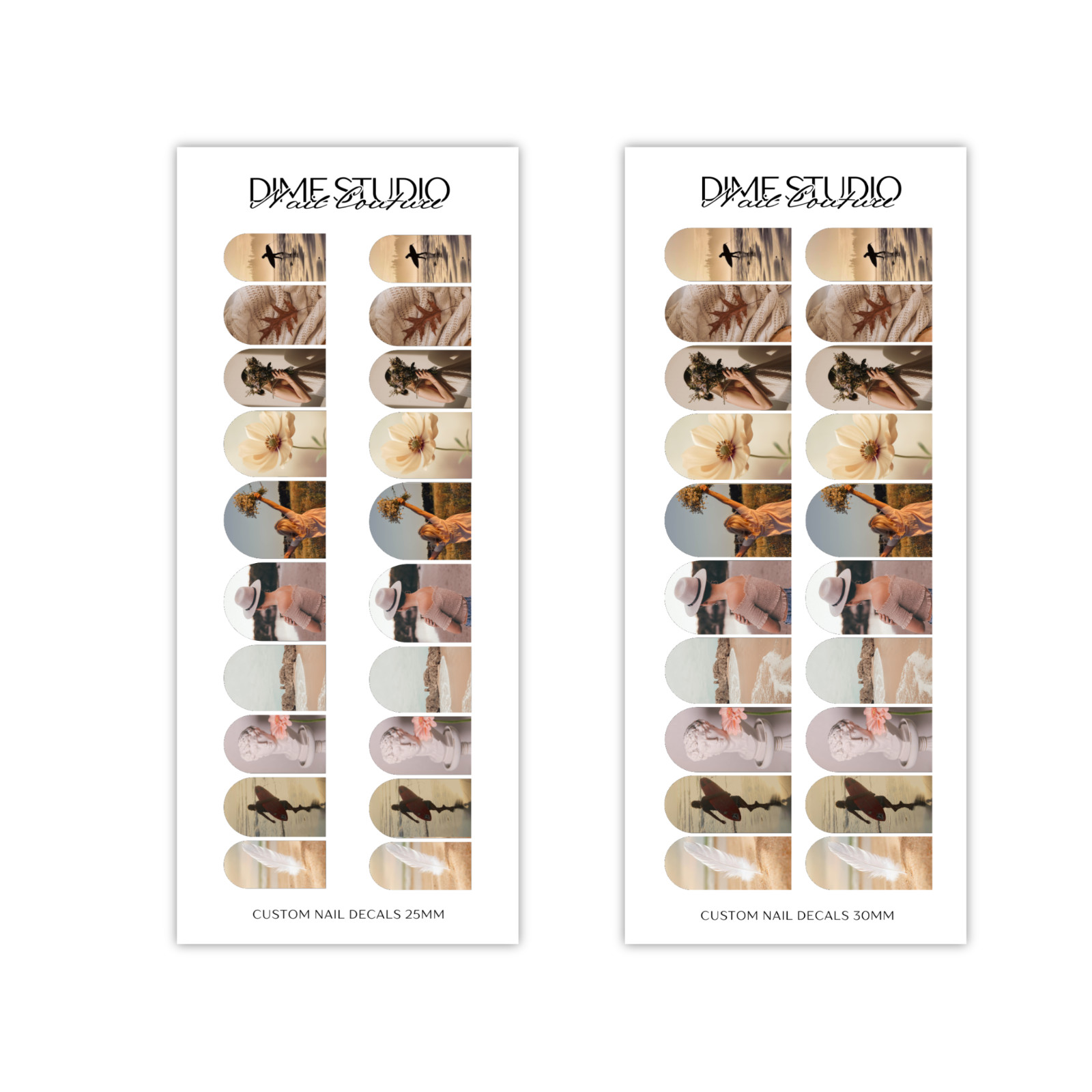Custom Nail Decals Water Transfer Nail Wraps