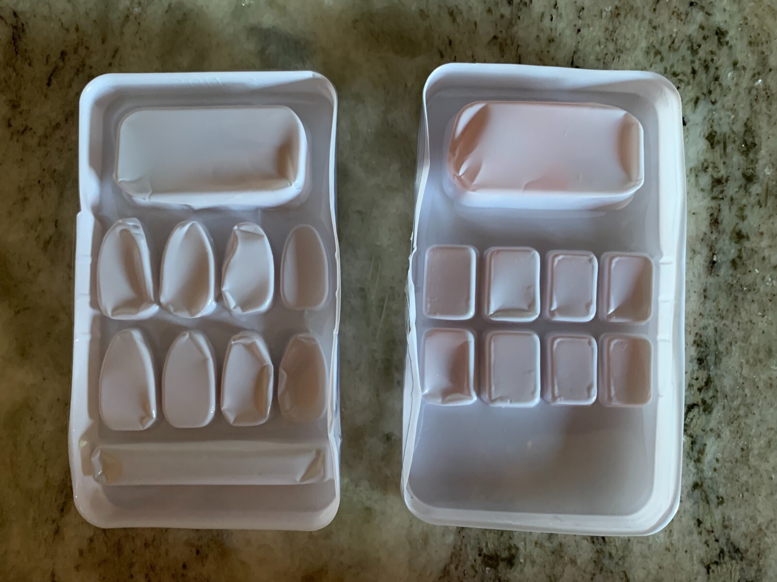 Unknown Brand Kiss? Medium Length Glue On Nails 2 Sets Of 24 Each