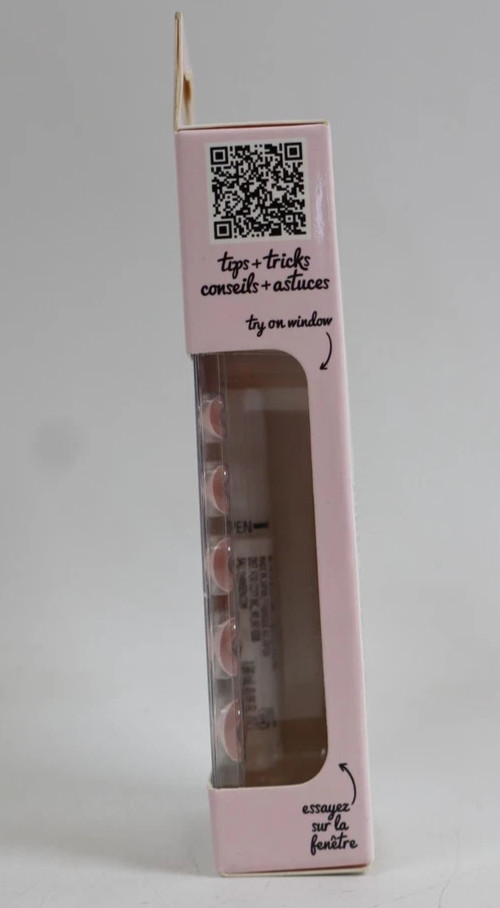 New Sally Hansen Salon Effects Perfect Press-on Nails Soul Pink Glue & Tabs