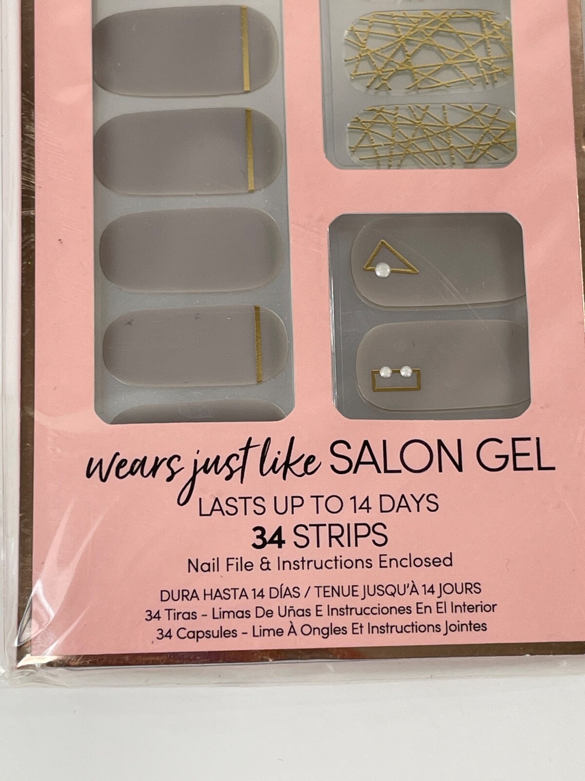 Dashing Diva Gloss Ultra Shine Gel Palette 34 Nail Strips Wears Like Salon Gel