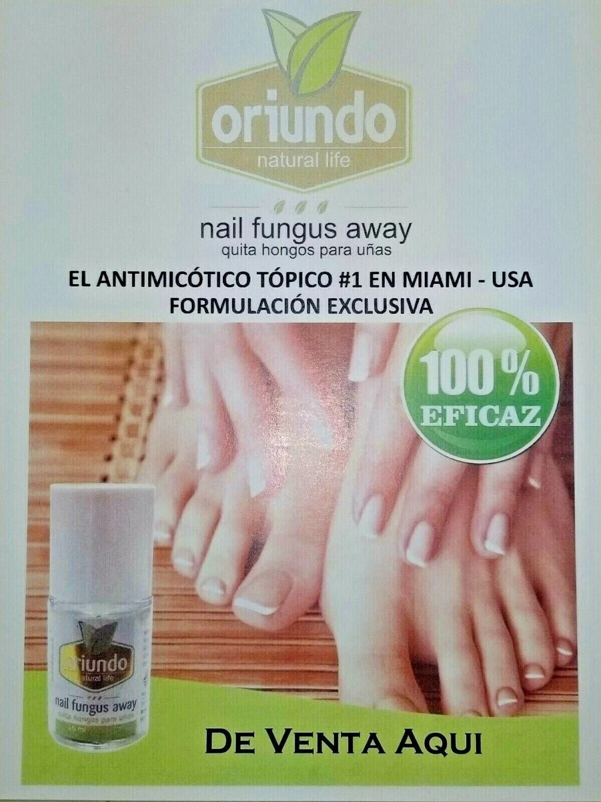 ORIUNDO Natural Life / Nail Fungus Away (Quita Hongos para Uñas) 0.5 Oz (2 Pack)
