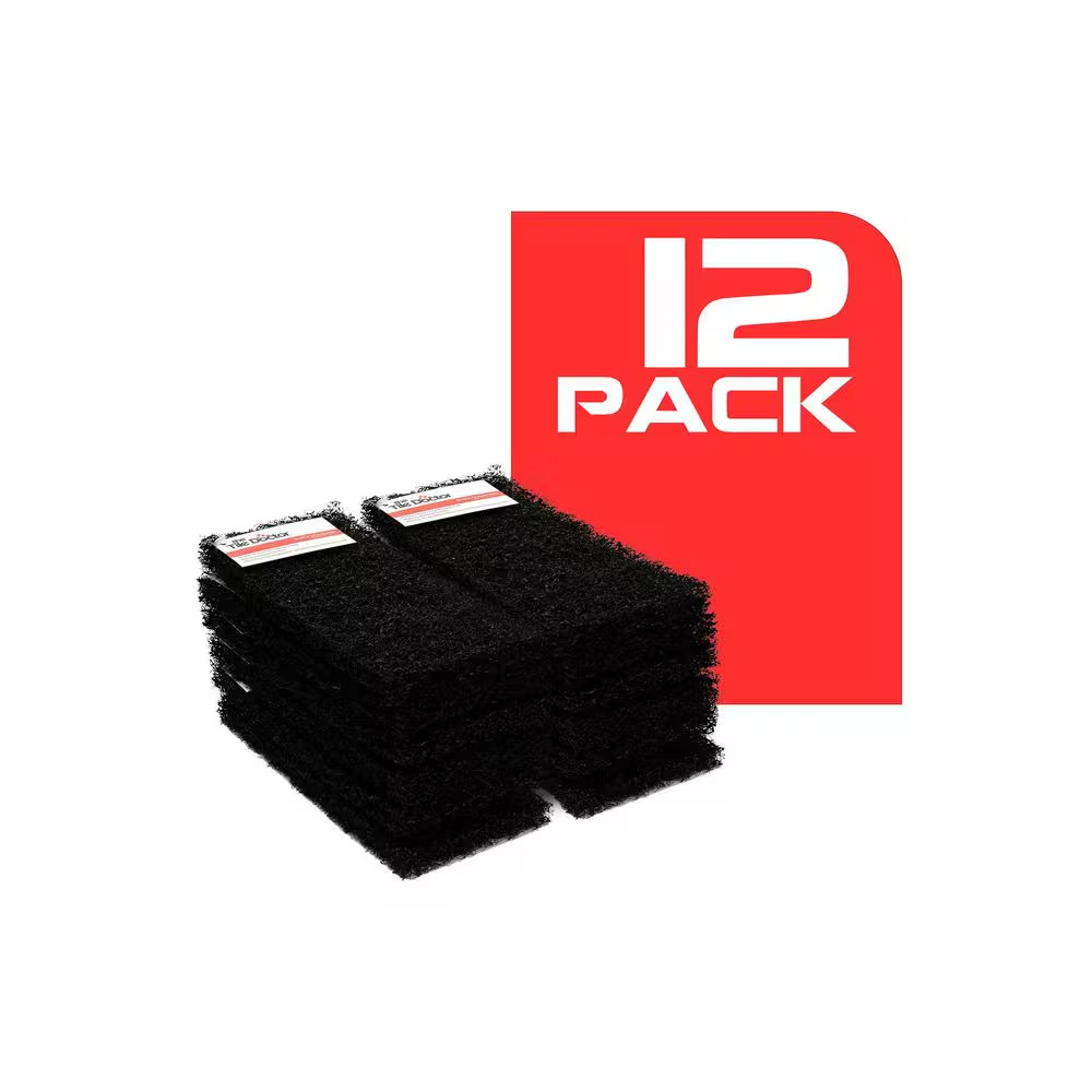 4.5 In. X 10 In. X 1 In. Black Extra Heavy-Duty Water Based Latex Resins Maximum