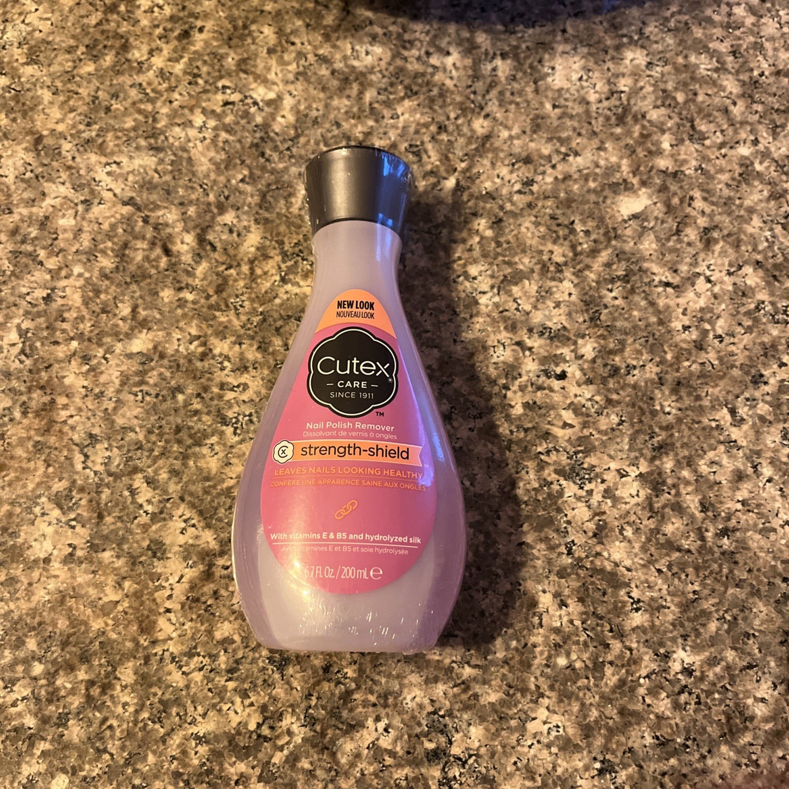 Cutex Strength Shield Nail Polish Remover, Leaves 6.7 Fl Oz (Pack of 1)