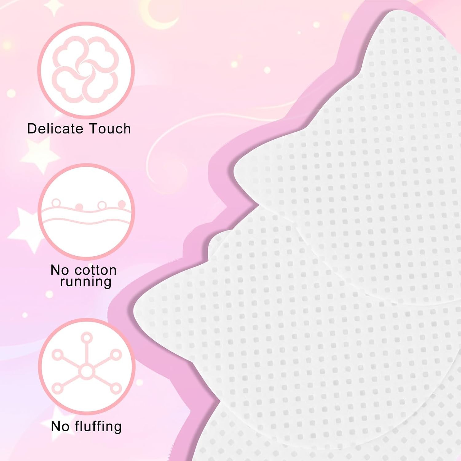 Nail Wipes 400PC Cat Shape Lint Free Super Absorbent Gel Polish Remover Pads …
