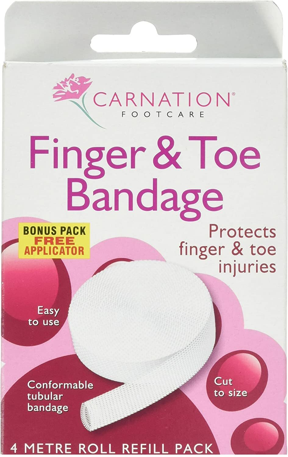 Carnation Finger & Toe Bandage 4m