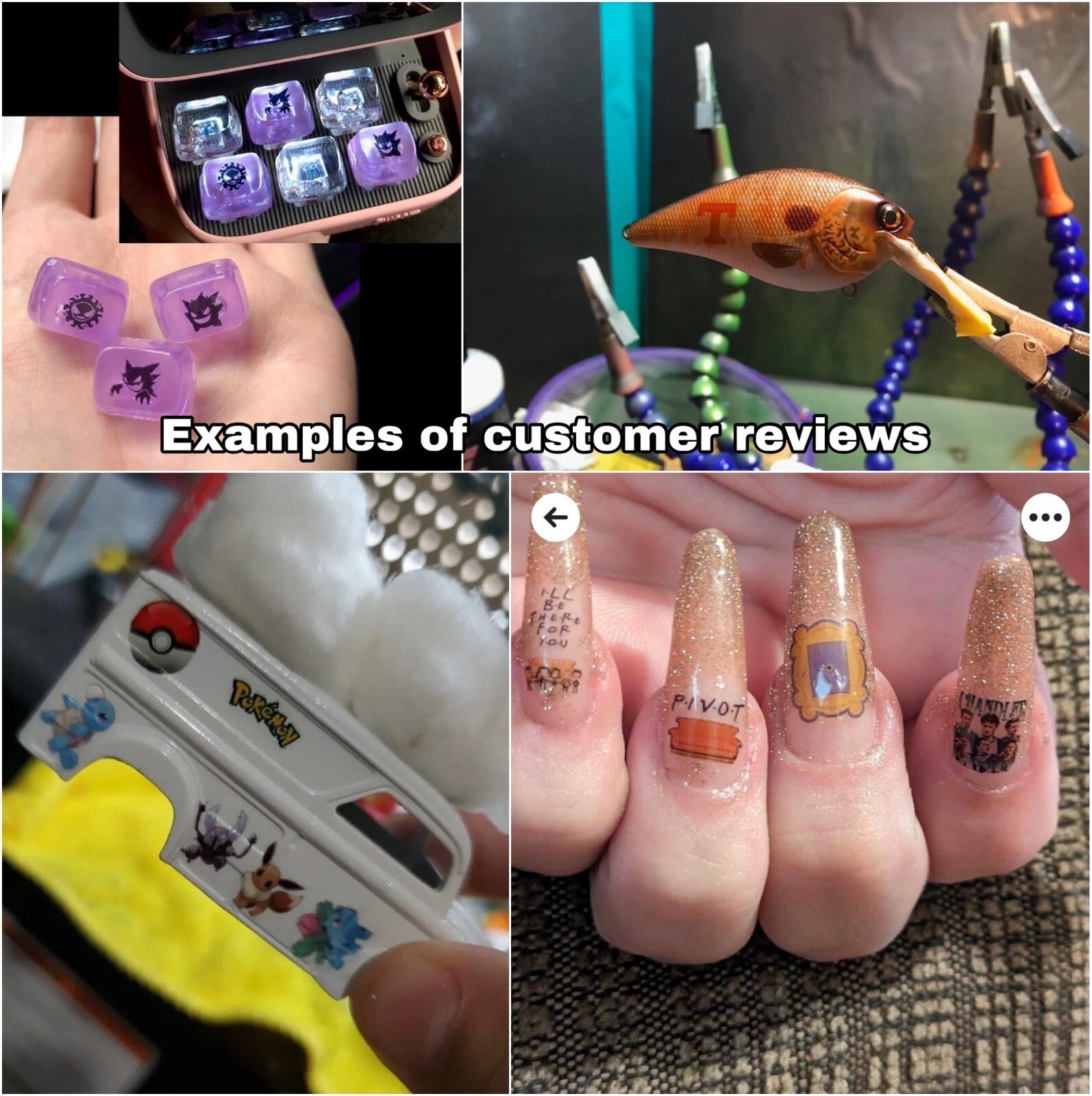 Power Tools Logo Waterslide Nail Art Decals Set Of 50 Instructions Bonus