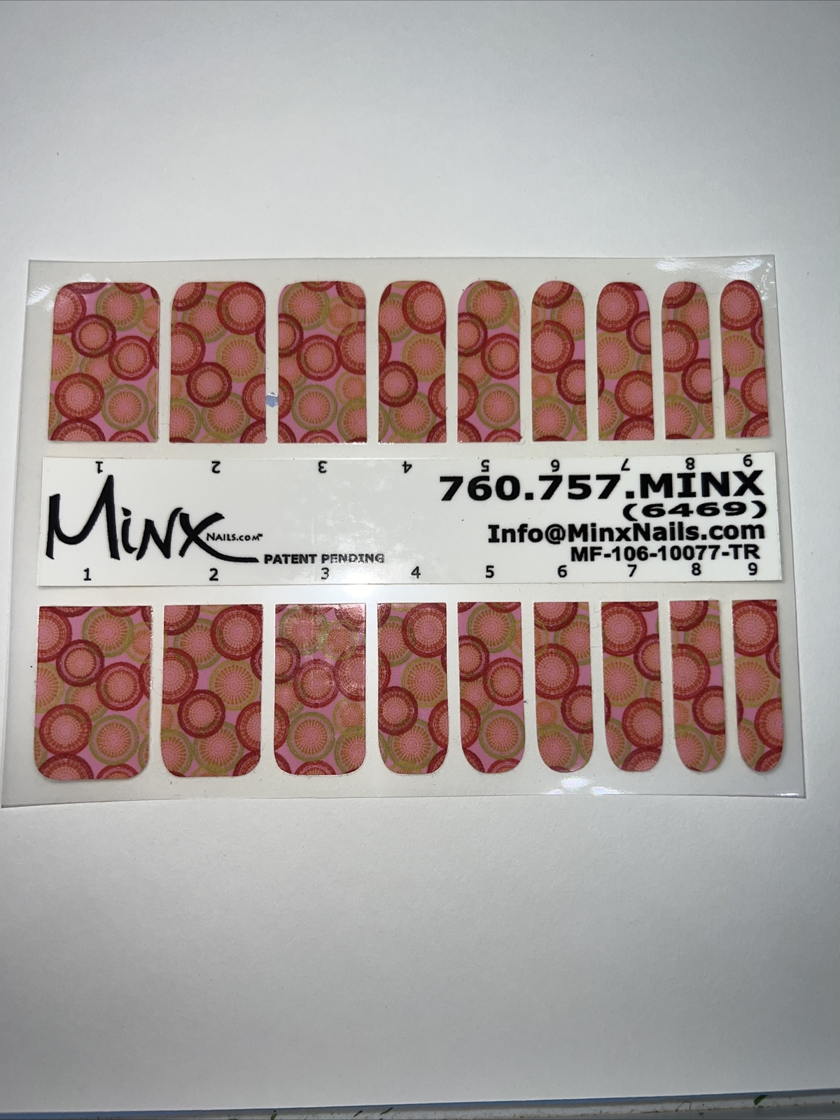Minx Foil Nail Cover Nail Art Sticker Manicure Wraps
