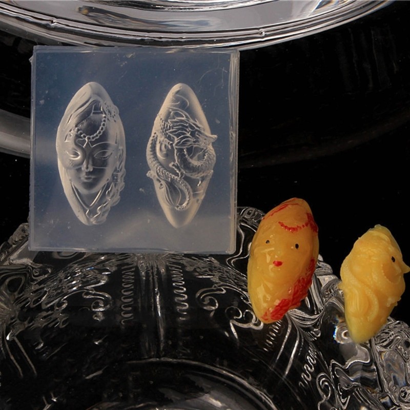 Silicone Nail Art Molds Easy to Use Dragon Nail Mold for Nail Artists Decoration