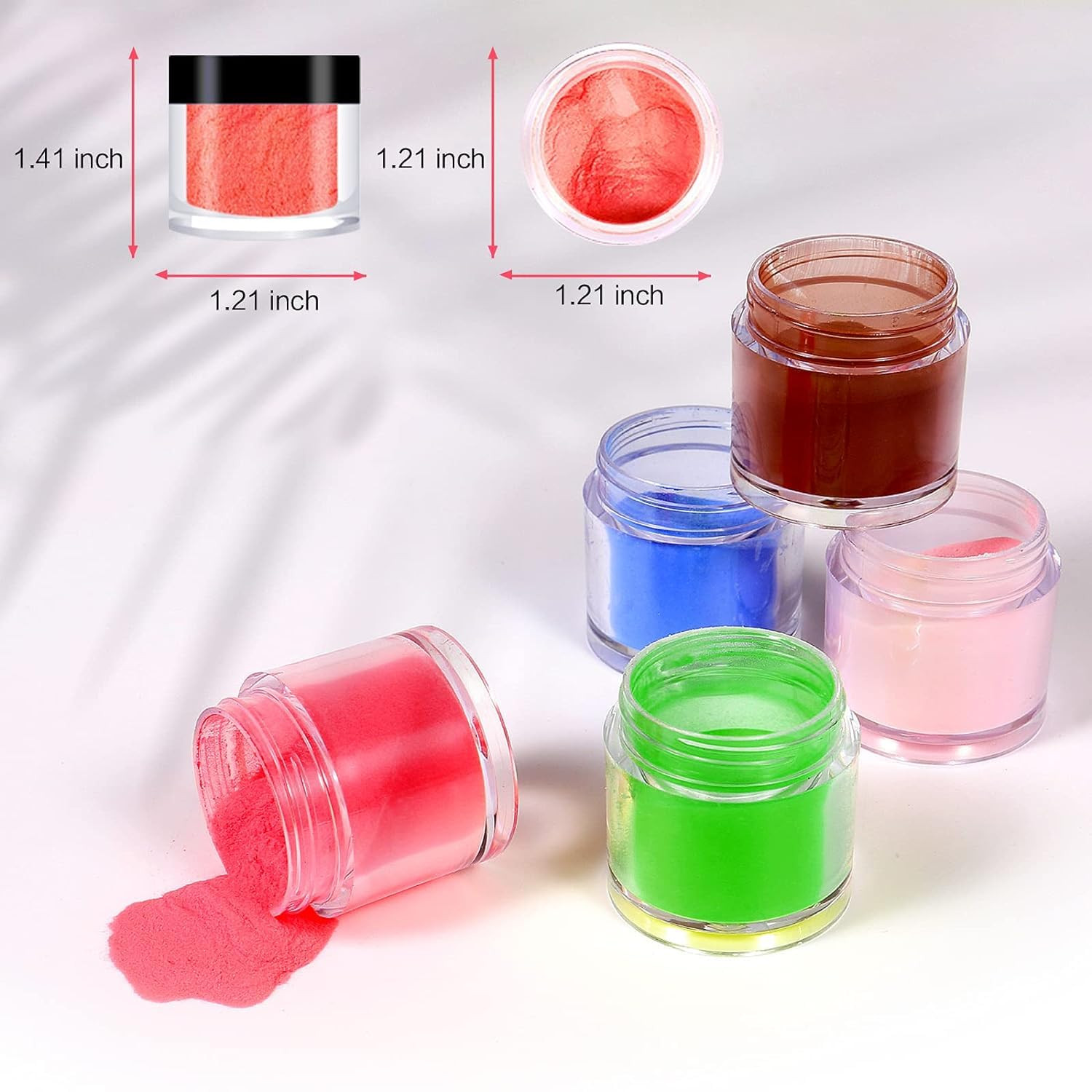 24 Color Acrylic Nail Powder Set, Acrylic Powder Set, Nail DIY Art Design, Acryl