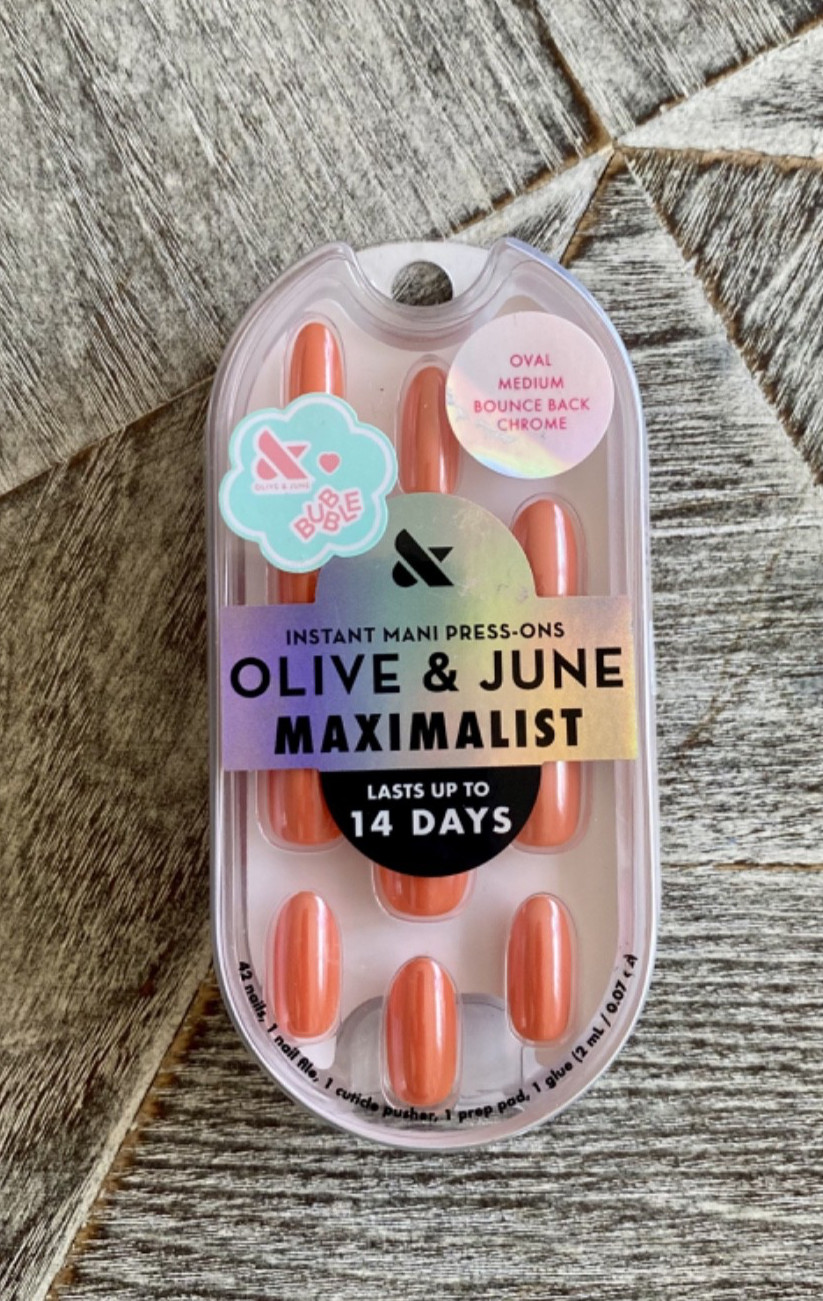 NEW! Olive & June Press-On Nails Lot of Four Spring Pastels FREE SHIPPING!