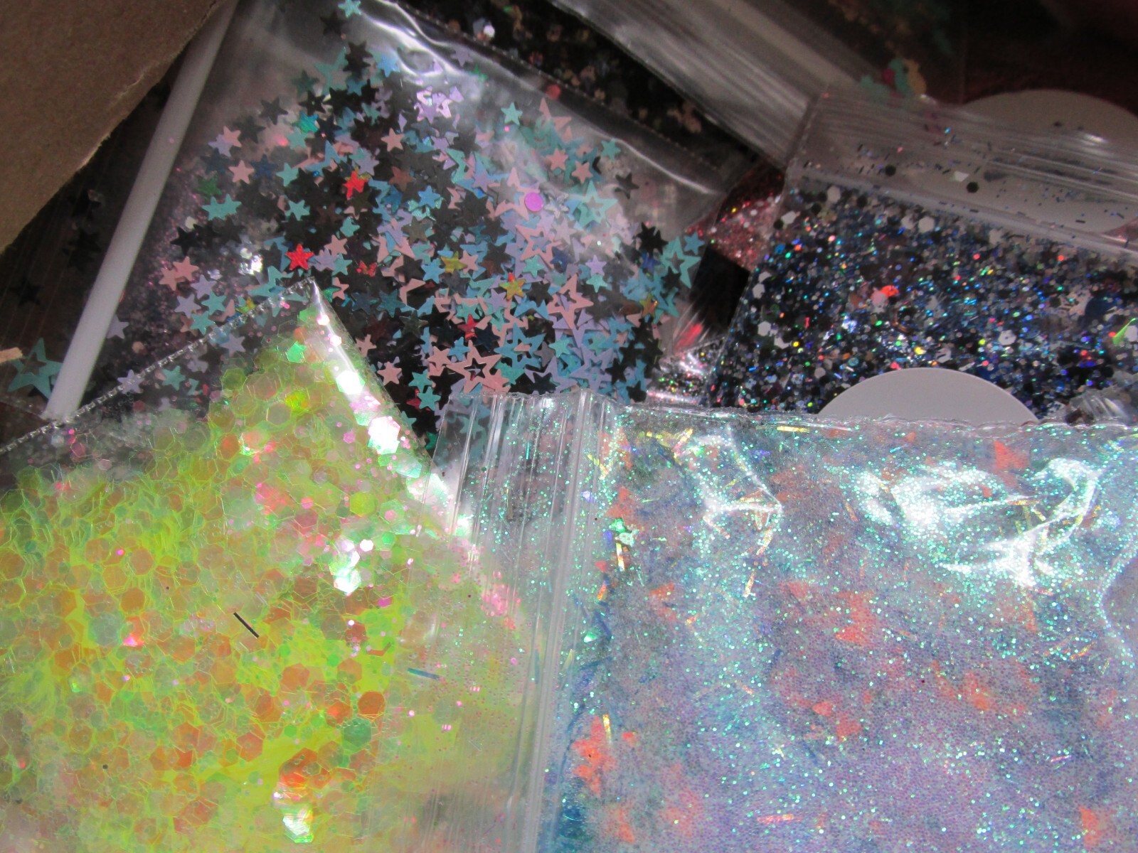 15 bags Glitter mixes for nail art Bundle