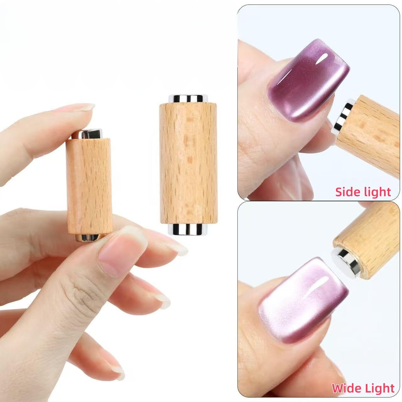 Heart Magnet for Cat Eye Gel Polish,Rabbit Nail Art Tool Set with Y-Shaped Guide
