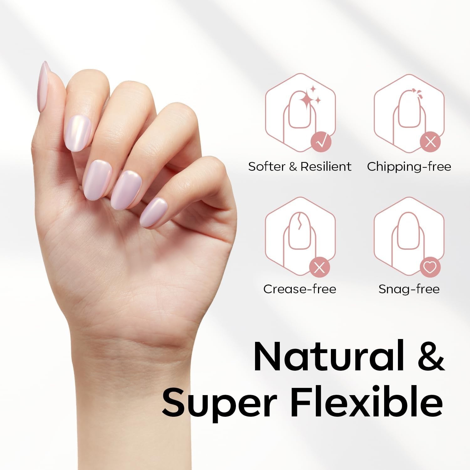 Pre-shaped Half Matte Extra Short Round Nails – 510 Pcs for DIY Beauty