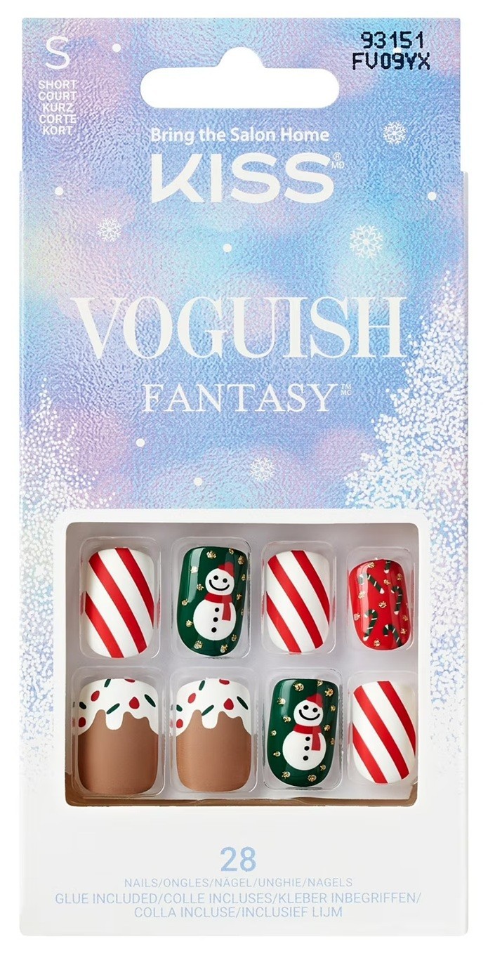 KISS Voguish Fantasy Holiday Glue On Nails YOU CHOOSE