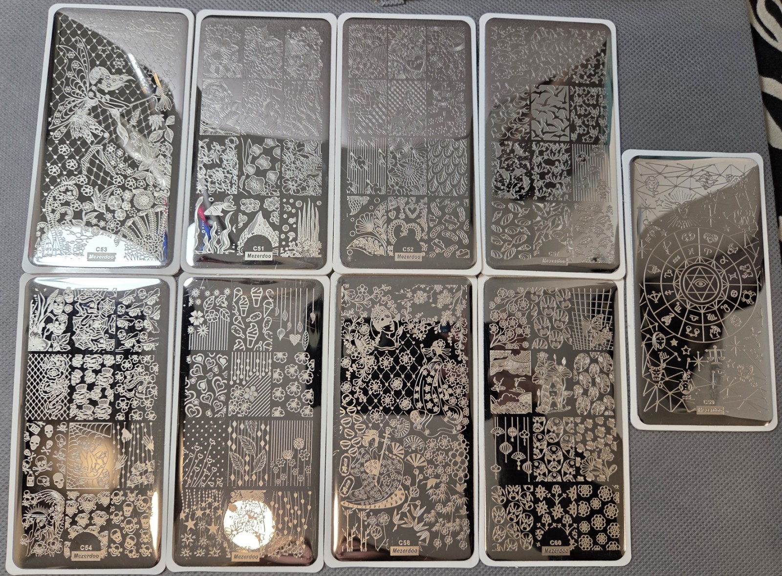 Mezerdoo c51-c54 and c56-c60 plates