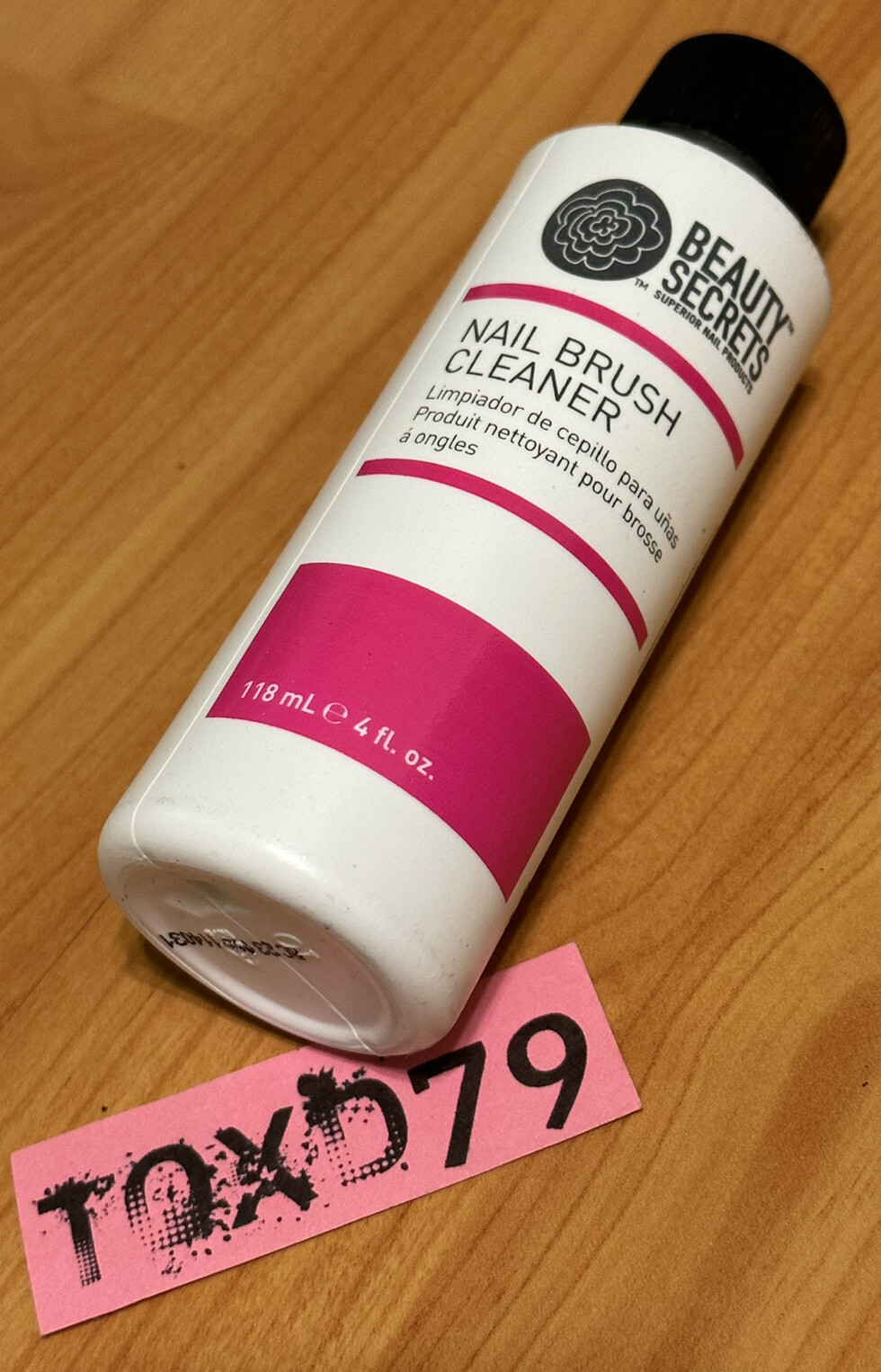 Beauty Secrets Nail Brush Cleaner 4oz