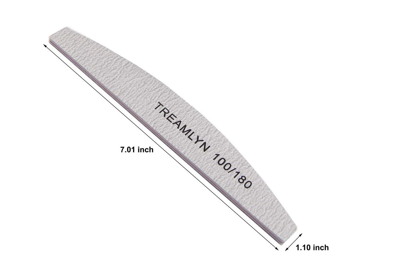 10 Pcs Rough Nail File 100/180 Grit, Heavy Duty Nail Files for Acrylic/Natura…