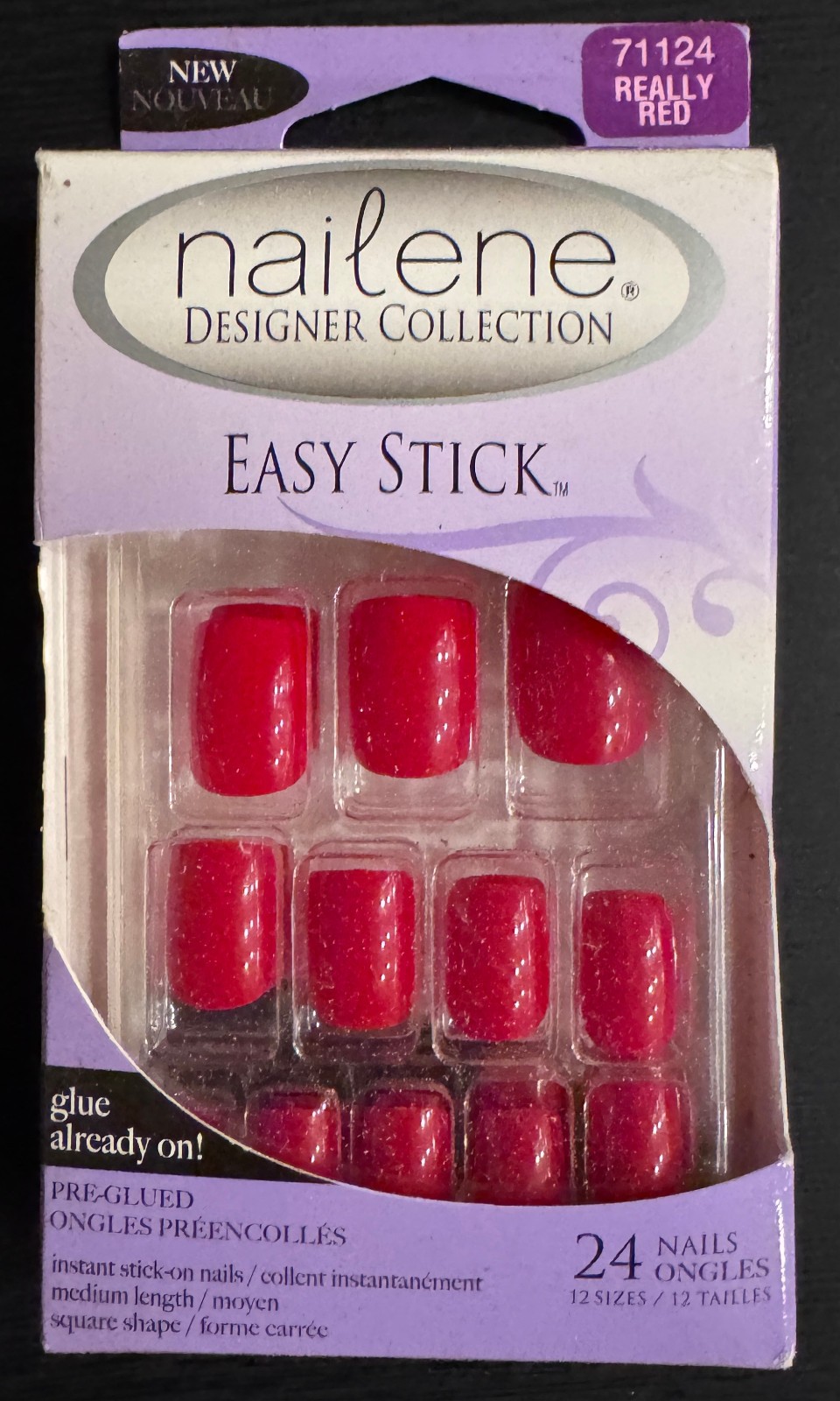 Vintage Press-On Acrylic Nails – Revlon & Nailene – Lot of 7 Sets – New