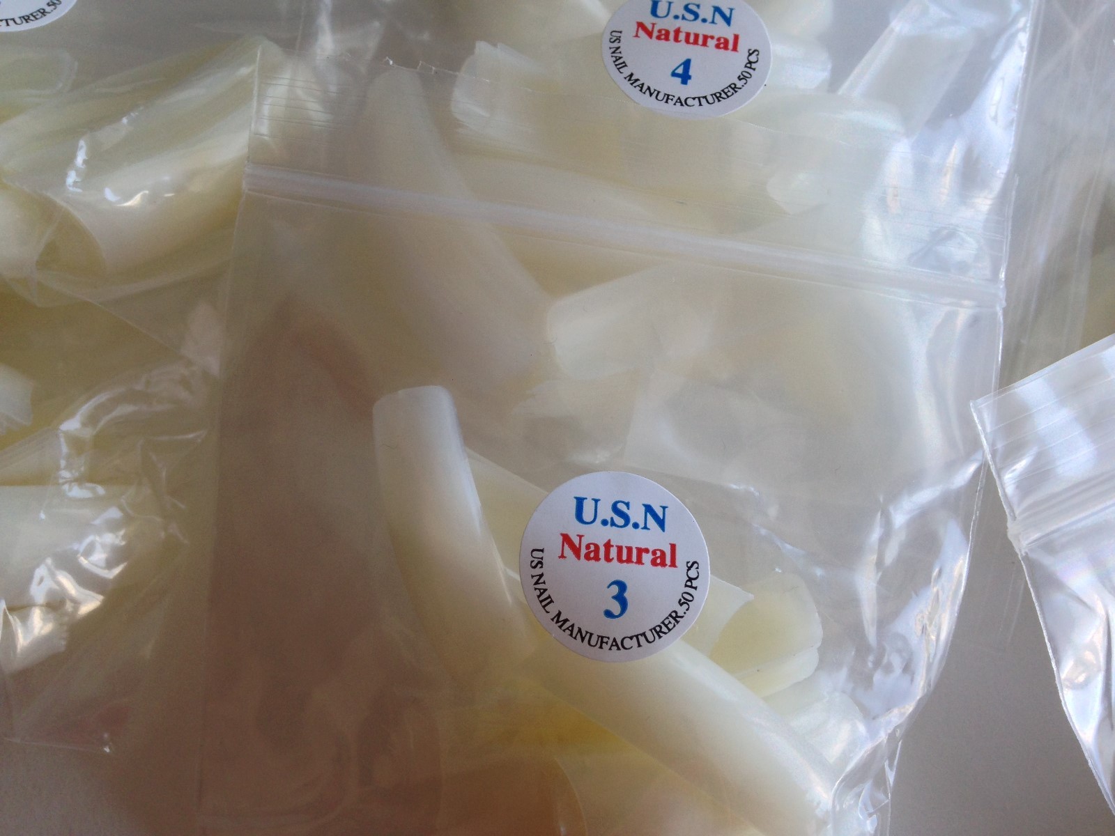 U.S Nail, Natural Color Tips | Size #0 – #9,U.S.A Seller.