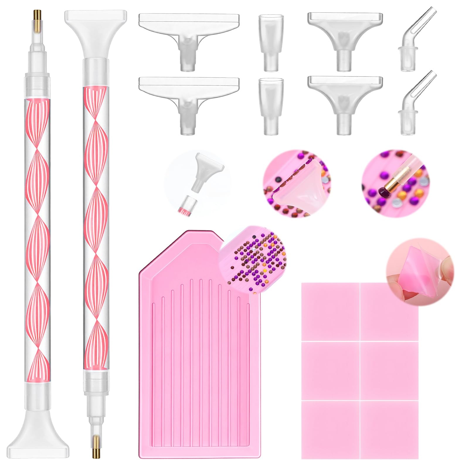 Rhinestone Picker Tool Dual-Ended Rhinestones Applicator Rhinestone Picker Ha…
