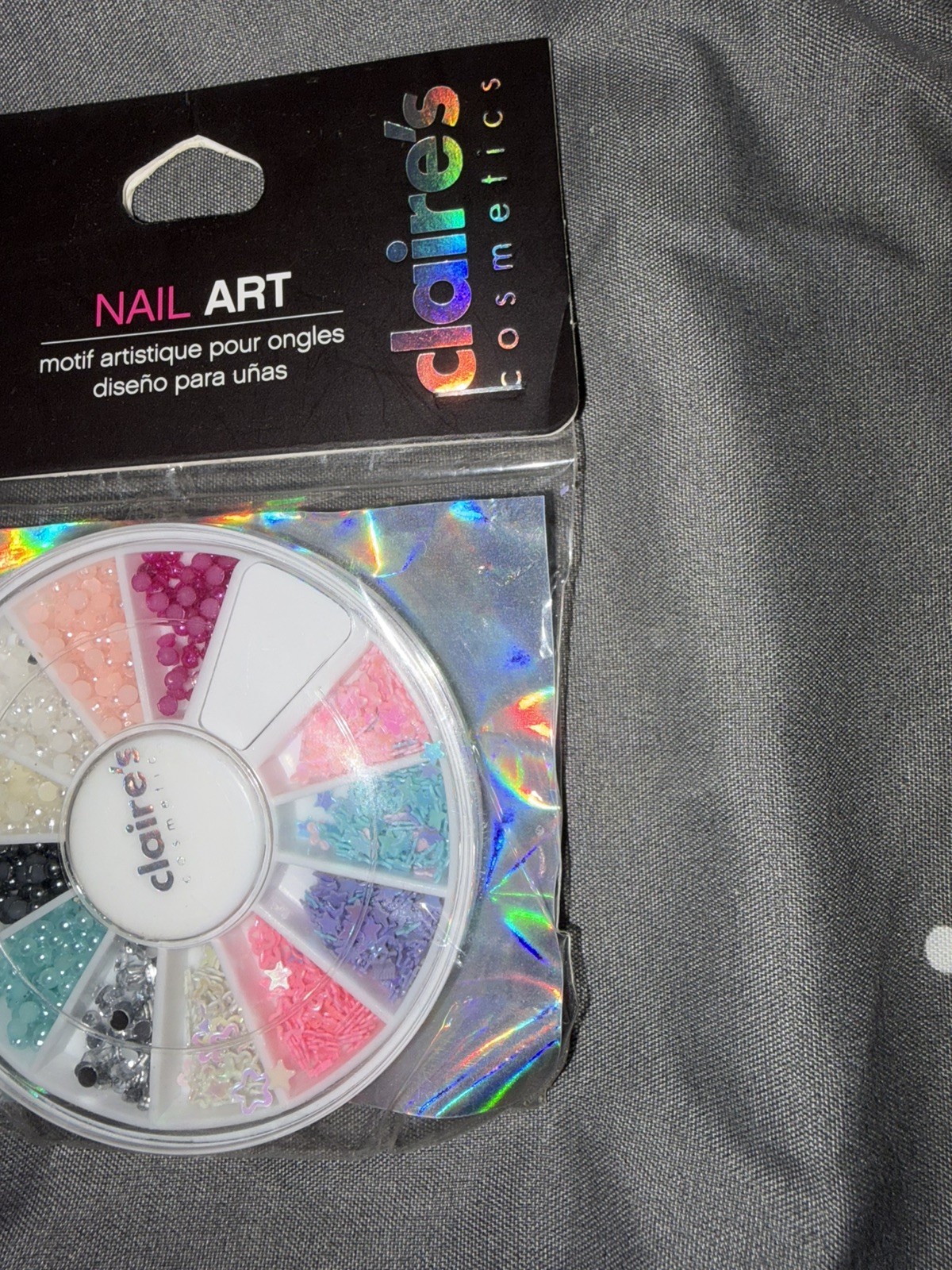 Claire’s Pastel Star Pearl Nail Art Set New in Package