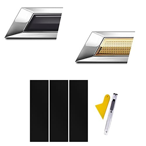 Compatible with Bowtie Logo Wrap Stickers Cut-Your-Own Emblem Matte Black 3