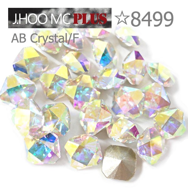 J.HOO Crystal 8499 Kaleidoscope Square V-Cut Fancy 6mm Nail Art (10pcs)