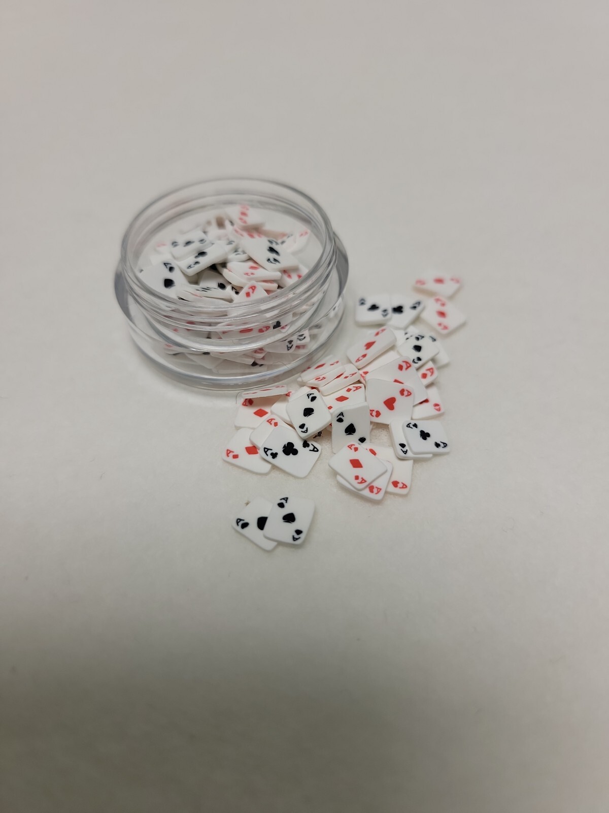 Poker Nail Sequins Flake Clay Slice Nail Art Decoration Accessories resin DIY