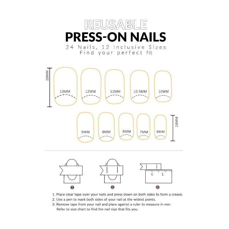 48Pcs-Short Square Press on Nails Pink Black Silver Glitter Geometric Fake Nails