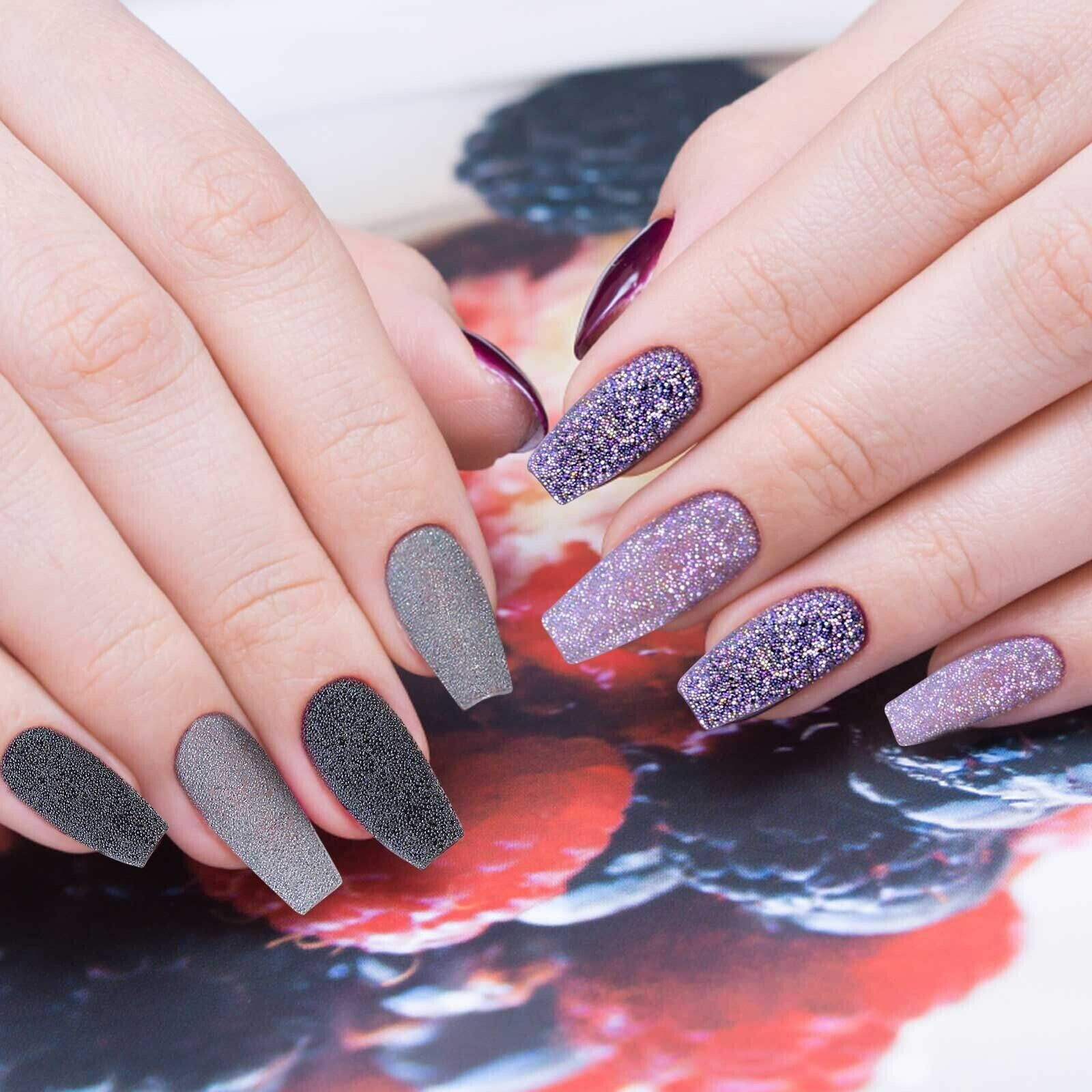 Mermaid Nail Beads Reflective Bubble Balls Nail Beads 3D Mini Flash Fingernail
