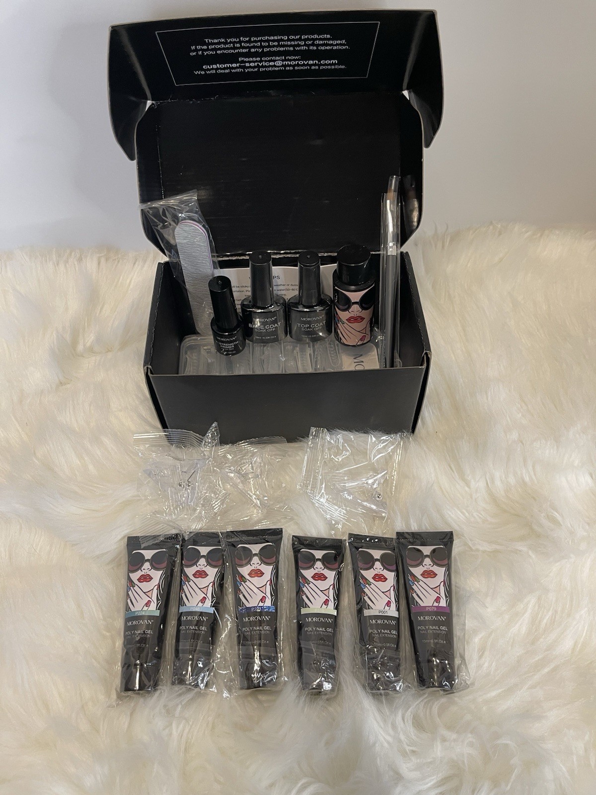 Morovan Professional Acrylic Nail Kit System Nail Art Set Brand New