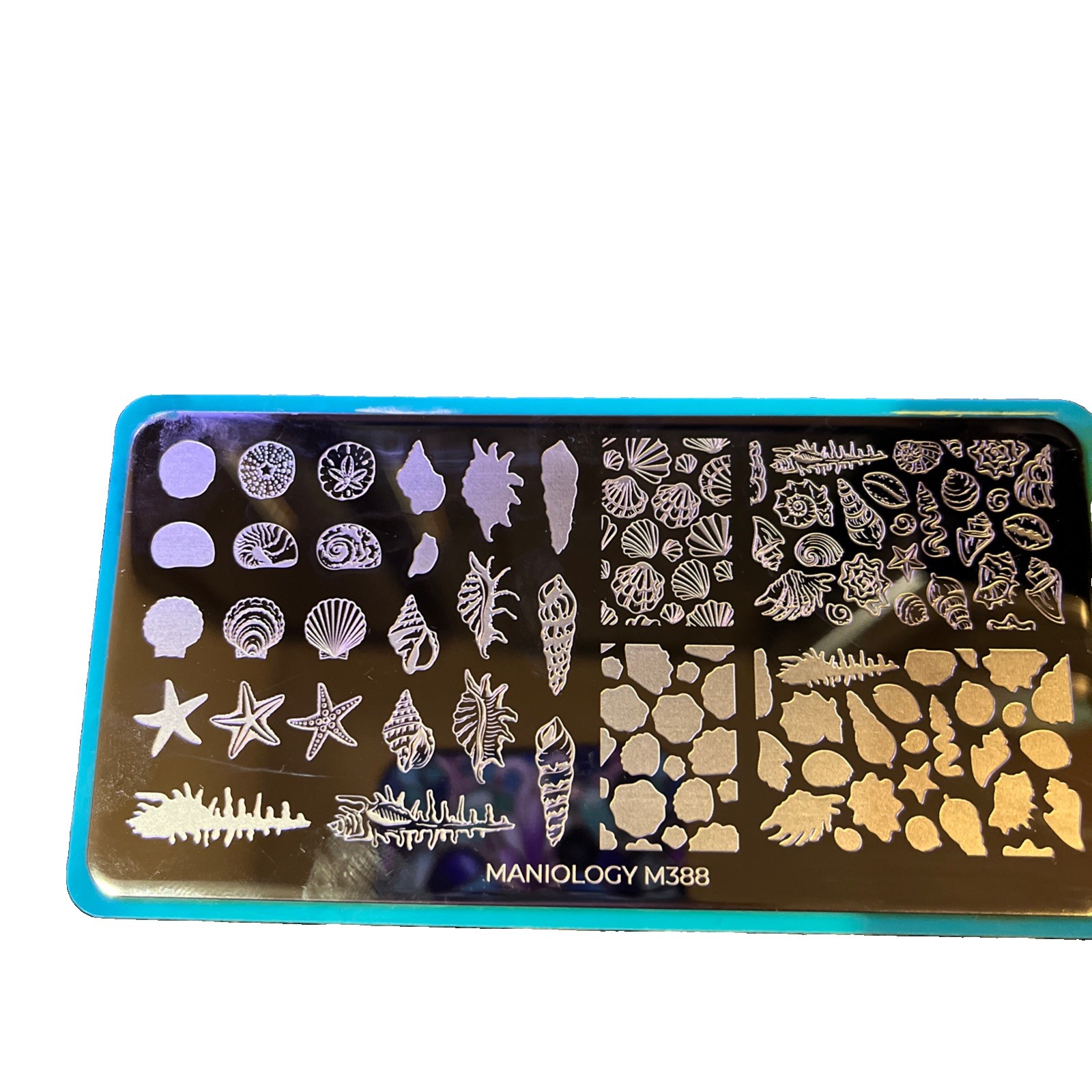 Maniology Nail Stamping Plates – Ocean Lot 2 M388, M104, M213
