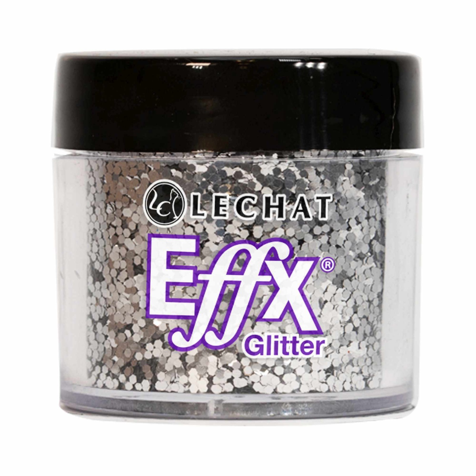 LeChat Glitter EFFX “Silver Hex” | 1 oz. EFFX1-22