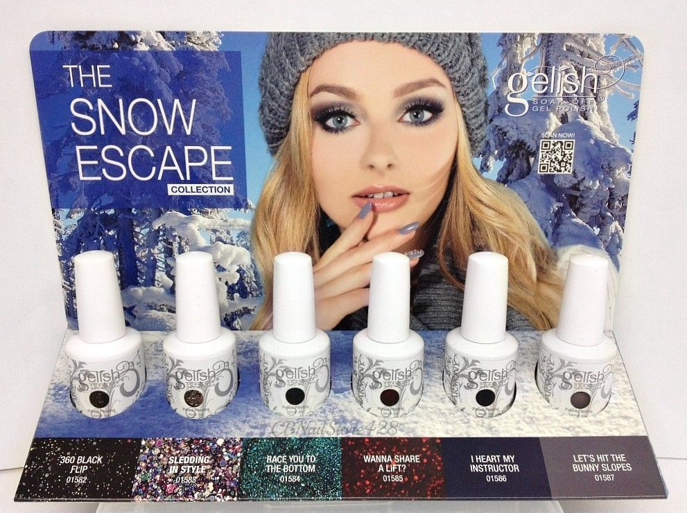 Harmony Gelish-Choose Any Color/Top/Base/Bond/Oil from THE SNOW ESCAPE .5oz