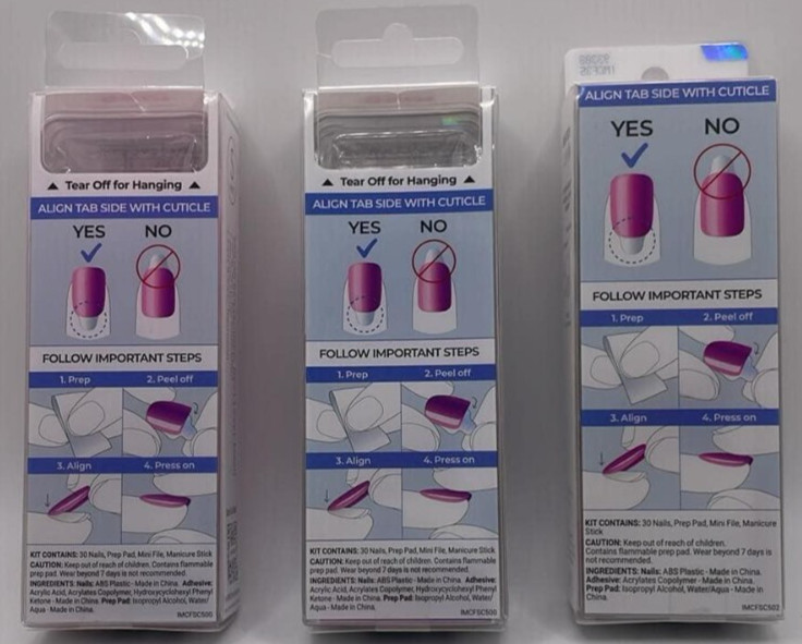 3PK Kiss Color FX By Impress Nails The No Glue Mani SET ~ 30 Nails EACH ~ NEW