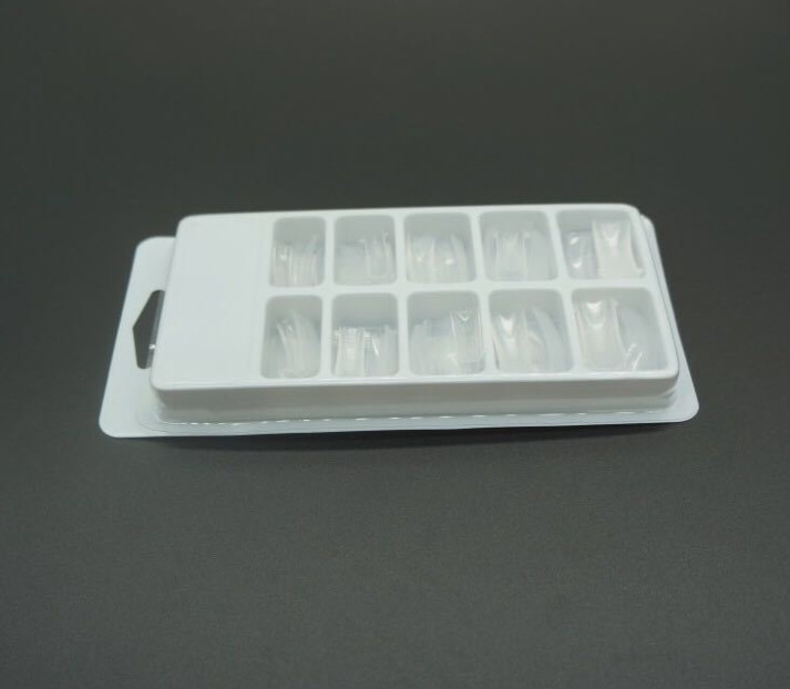 AORAEM False Nail Clear Mold Full Cover Poly Crystal Gel Artificial Nail Art Tip