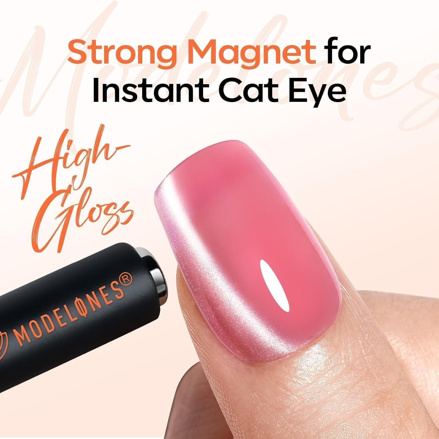French Cat Eye Magnet Set, Scissor-Shaped Nail Magnet Tool, 2 IN One Cateye N…