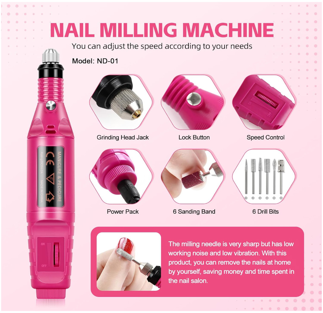 Acrylic Nail Kit for Beginners: Professional Acrylic Powder Set with Everything