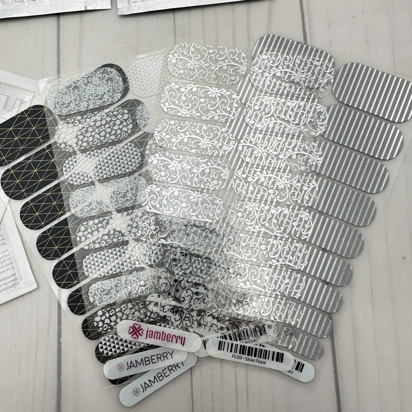 Jamberry Mini Heater Nail Wrap Starter Kit Open Box Unused Wraps Tools Lot