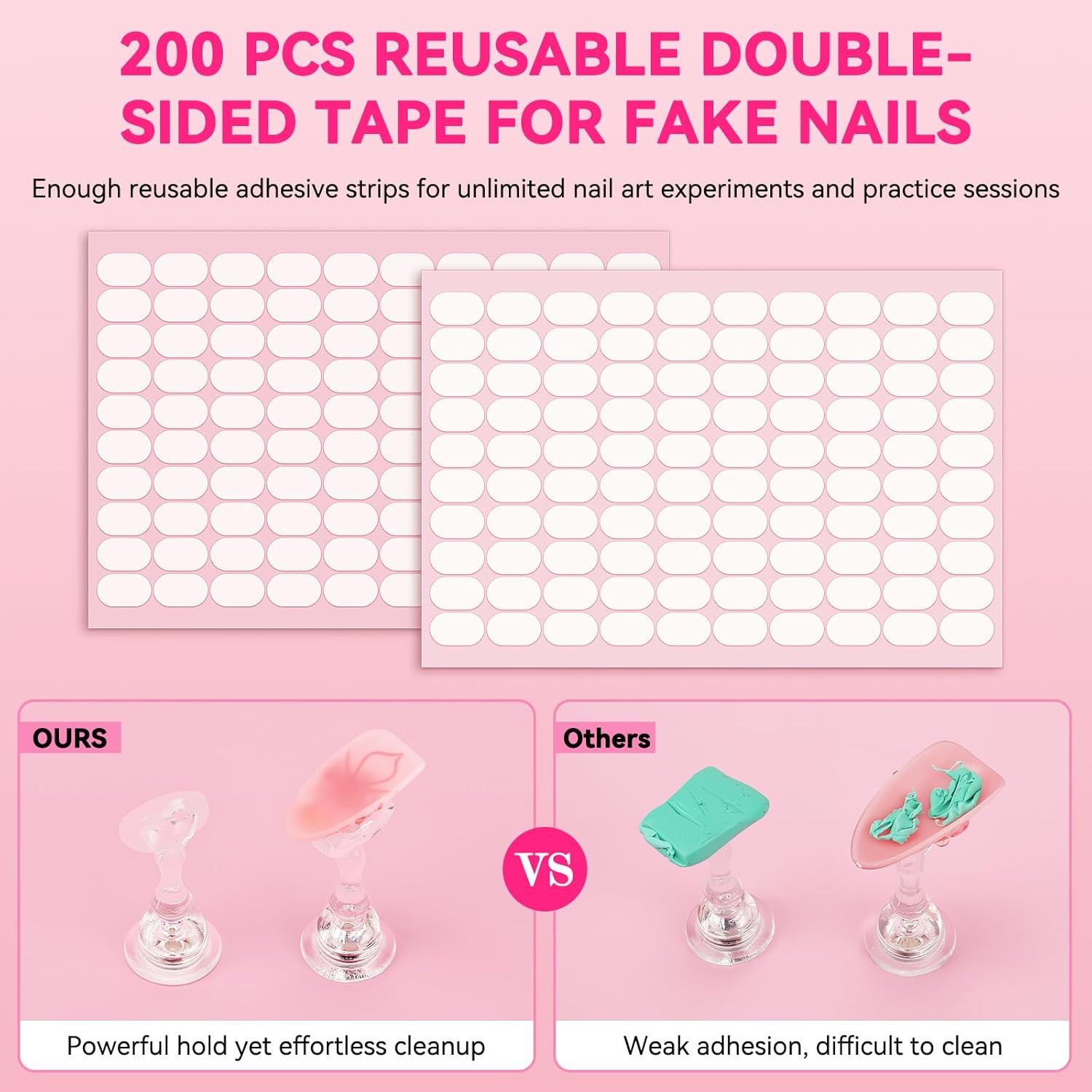 Nail Stand For Press On Acrylic Strong Magnetic Nail Holder Kit For Painting Nai
