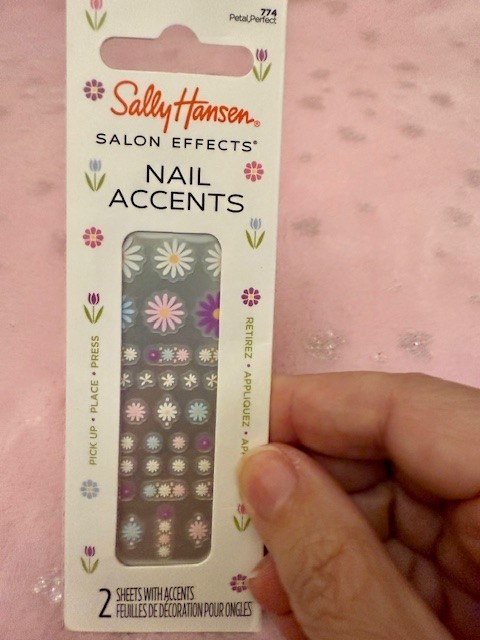 Sally Hansen Salon Effects Nail Accents Assorted Design Lot of 3 Pks of Stickers