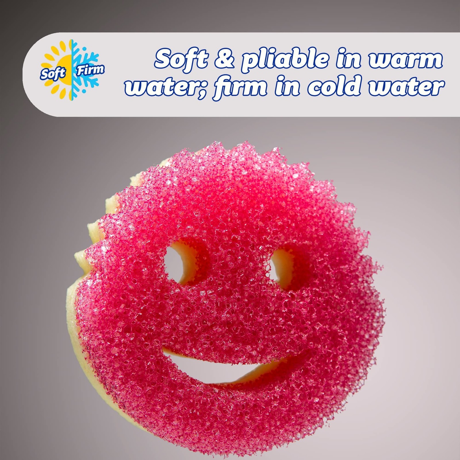Scrub Daddy Scrub Mommy Dish Wand, Refill Heads, Sponge & Connector Head, Soa…
