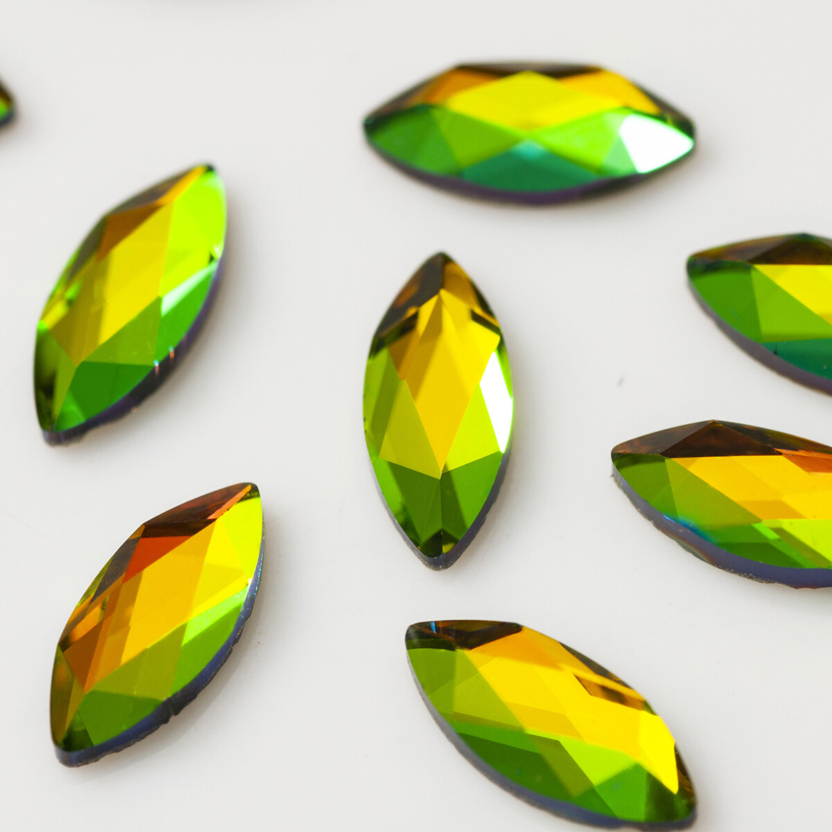 4x5mm Mix Color Strass Concise Pentagon Nail Crystals Stones Flatback Rhinestone