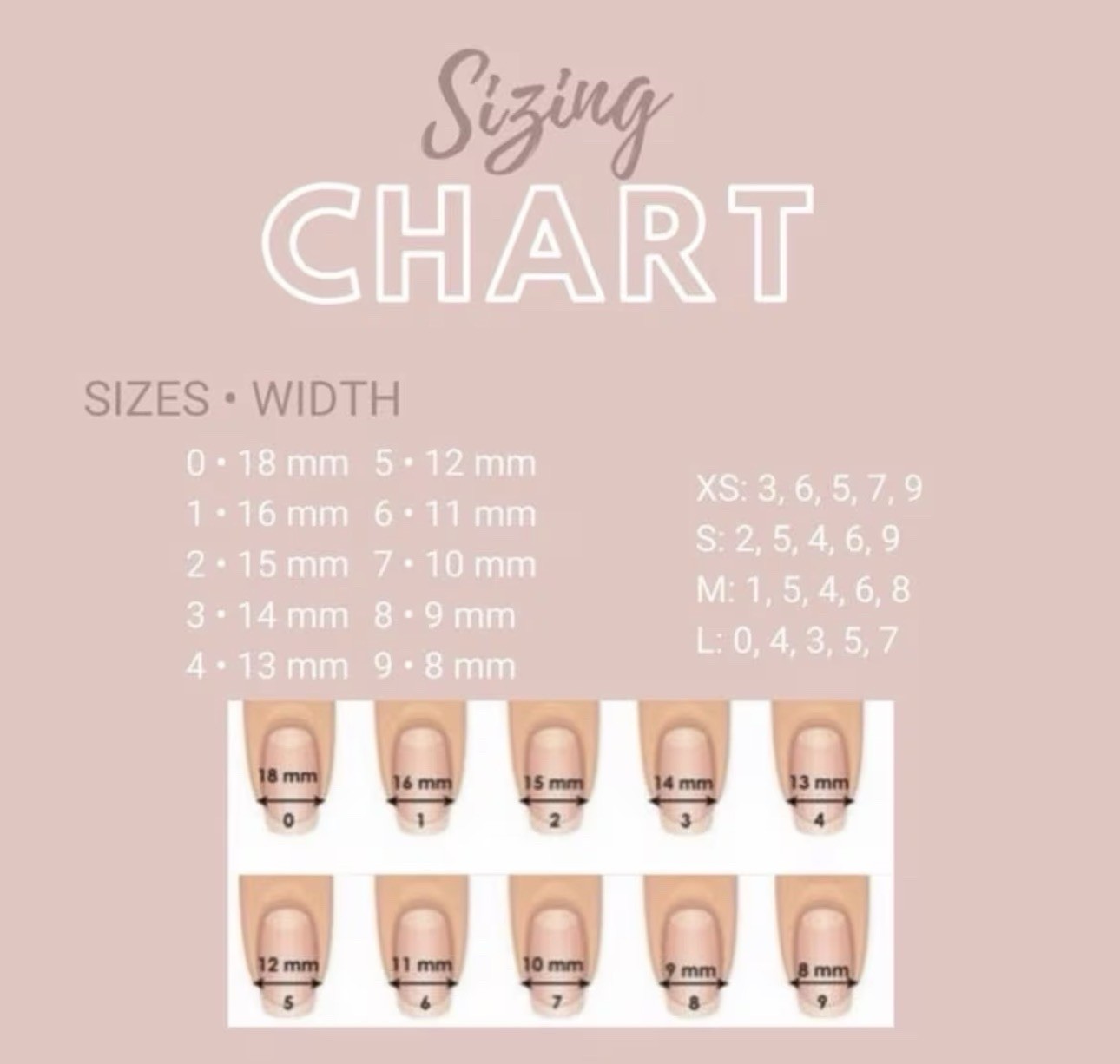 French ombre Press-On Nails, Glue Included