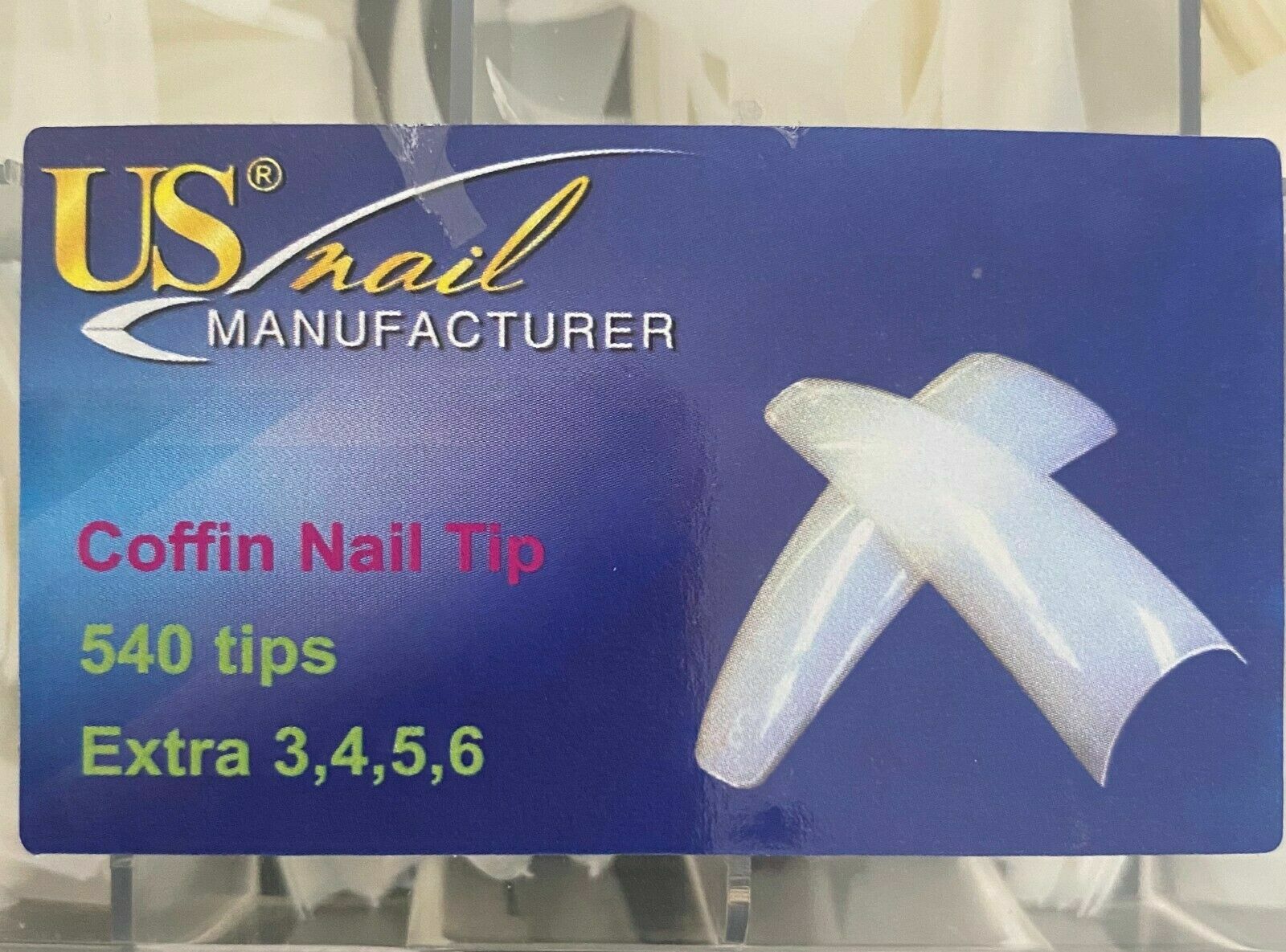 US Nail Manufacturer – Coffin Nail Tips 540 Tips EXTRA 3,4,5,6 Hot Deal 2021
